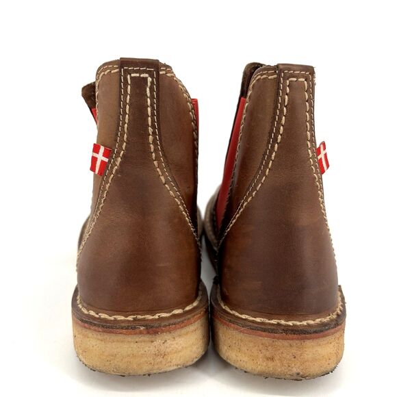 Duckfeet ROSKILDE Chelsea Boots Cocoa/Red EU SIZE 41 (US 8.5) NIB main image 6